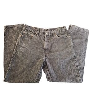 Vintage Levi's Relaxed Straight Leg Jeans W36 L32 Black Wash  Denim‎ Pants